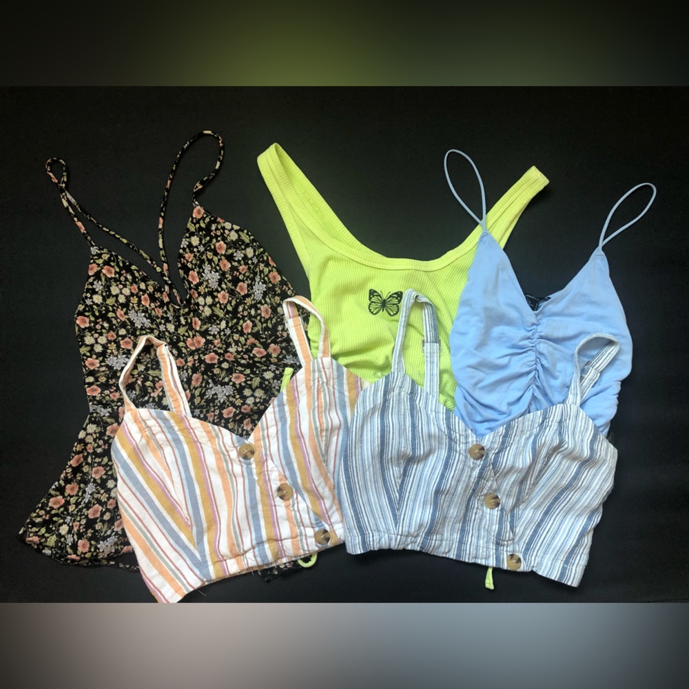 5 piece summer tank top bundle !
